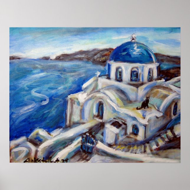 Affiches Santorini Black Cat (Devant)