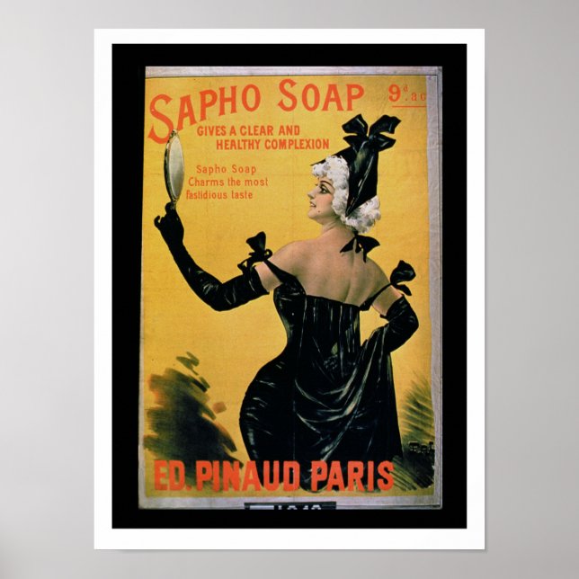 Affiches 'Sapho Soap - Donne une complexité claire et saine (Devant)