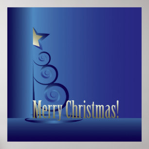 Affiches Sapphire sapin de Noël