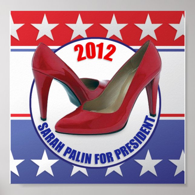 AFFICHES SARAH PALIN POUR LE PRÉSIDENT 2012 (Devant)