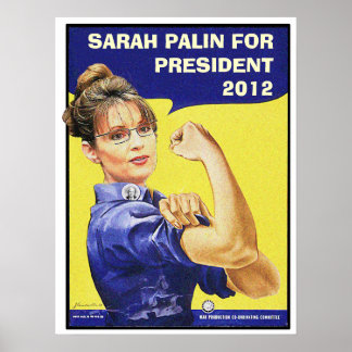 AFFICHES SARAH PALIN POUR LE PRÉSIDENT 2012
