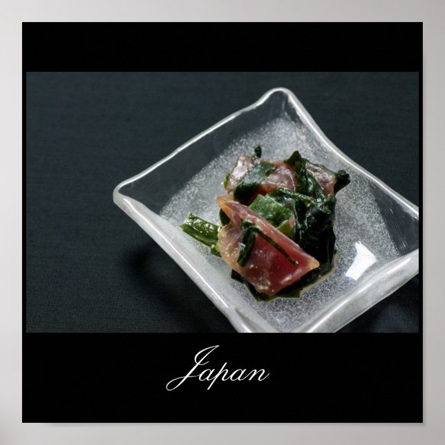 Affiches Sashimi au Japon (Devant)