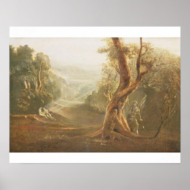 Affiches Satan Contempler Adam et Ève au Paradis, de (Devant)