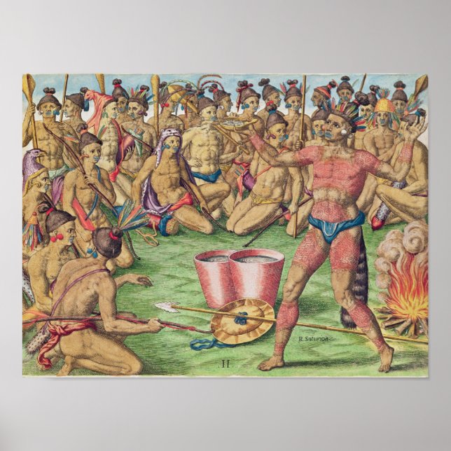 Affiches Satoutiona se prépare à la bataille (Devant)