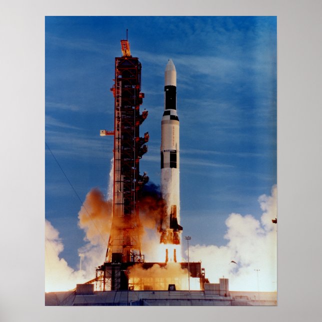 Affiches Saturn V Lancement De La Station Spatiale Skylab (Devant)