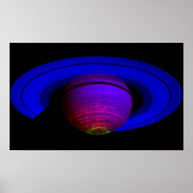Affiches Saturne - Lumières sud brillantes (Devant)
