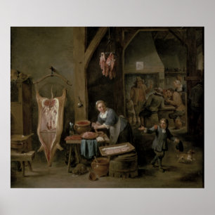 Affiches Saucisse-making, 1651