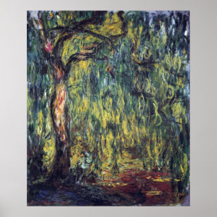 Affiches Saule Pleureur par Claude Monet, Beaux-Arts Ancien