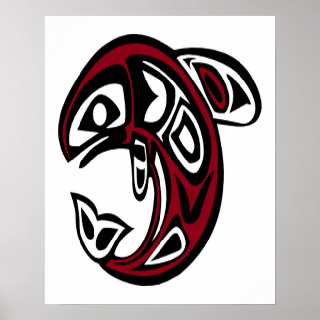 Affiches 'Saumon sacré' (Devant)