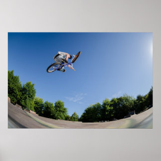 Affiches Saut BMX élevé