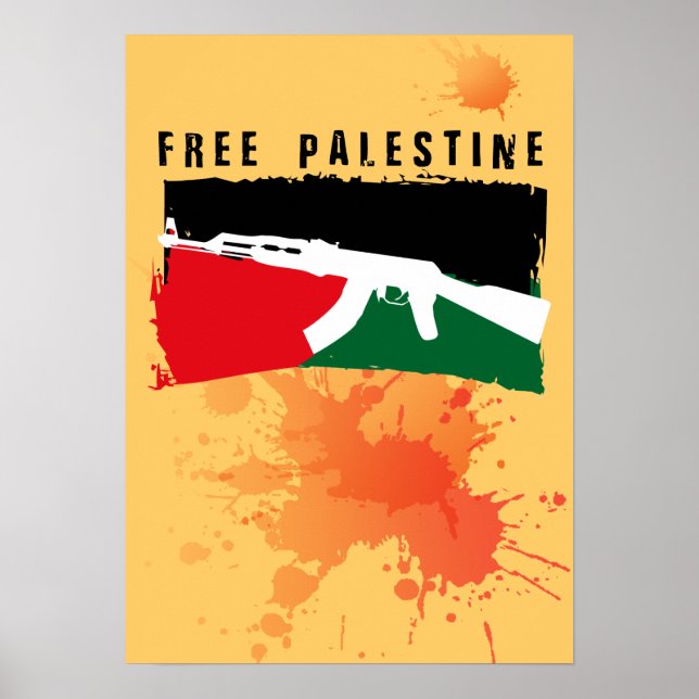 Affiches Sauvez la Palestine (Devant)