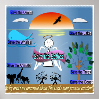 Affiches Sauvez les bébés !