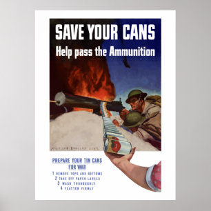 Affiches Sauvez vos boîtes -- Aidez à passer les munitions