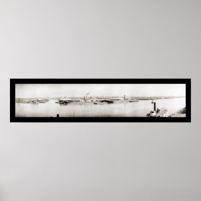 Affiches Savannah, GA Docks Photo 1909 (Devant)