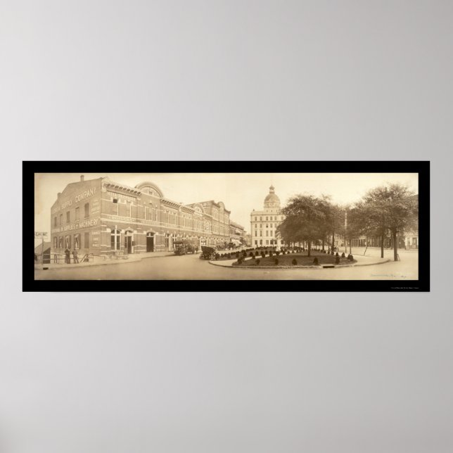 Affiches Savannah, Géorgie Photo 1909 (Devant)