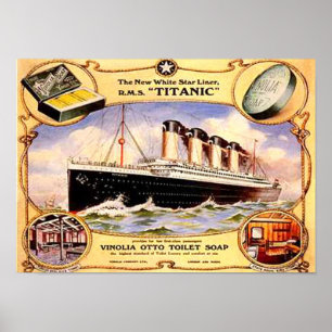 Affiches Savon Titanic