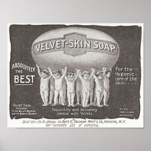 Affiches Savon Velvet Skin