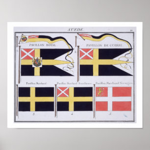 Affiches Scandinave diminue, d'un livre français des
