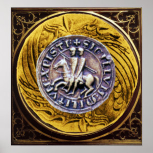 AFFICHES SCEAU DU MODÈLE DES CHEVALIERS