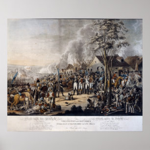 Affiches Scène après la bataille de Waterloo