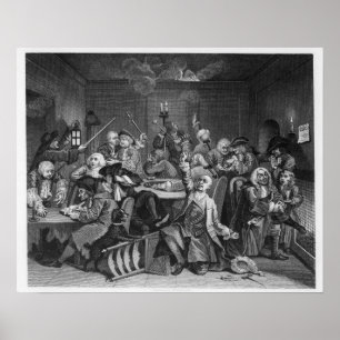 Affiches Scène dans une Chambre de jeu