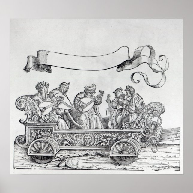 Affiches Scène de la procession triomphale de Maximilien (Devant)