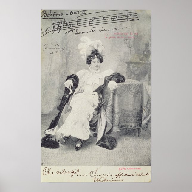 Affiches Scène de l'Acte II de l'opéra "La Boheme" (Devant)