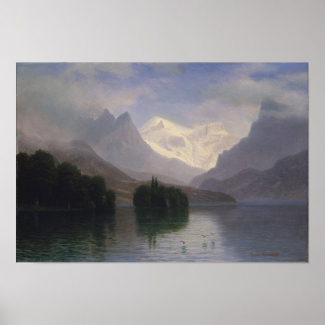 Affiches Scène de montagne (Devant)