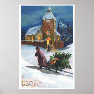 Affiches Scène de Noël