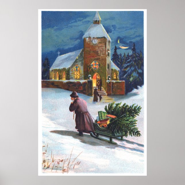 Affiches Scène de Noël (Devant)