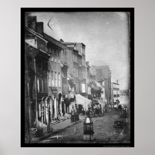 Affiches Scène de Philadelphie Daguerreotype 1842 (Devant)