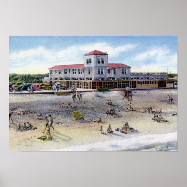 Affiches Scène de plage St Augustine Florida (Devant)