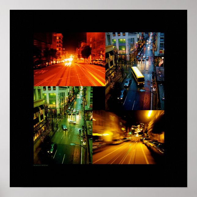 Affiches Scène De Rue (Devant)