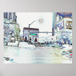 Affiches Scène de rue 01