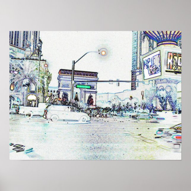 Affiches Scène de rue 01 (Devant)