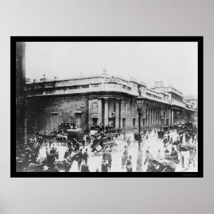 Affiches Scène de rue à la Banque d'Angleterre à Londres 19