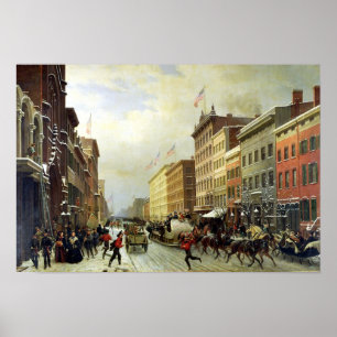 Affiches Scène de rue à New York