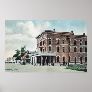 Affiches Scène de rue Glendive, MT