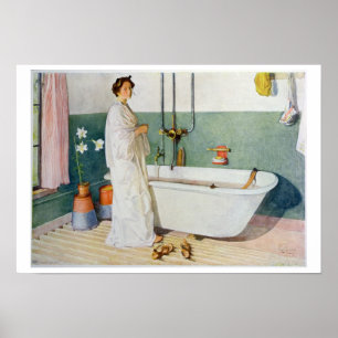 Affiches Scène de salle de bains - Lisbeth, pub. dans