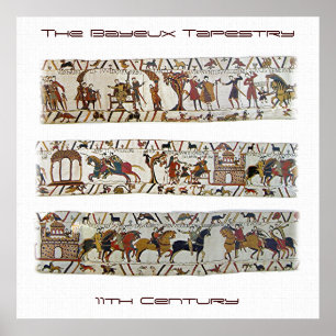 Affiches Scène de tapisserie de Bayeux