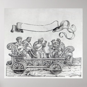 Affiches Scène du cortège triomphal de Maximilian