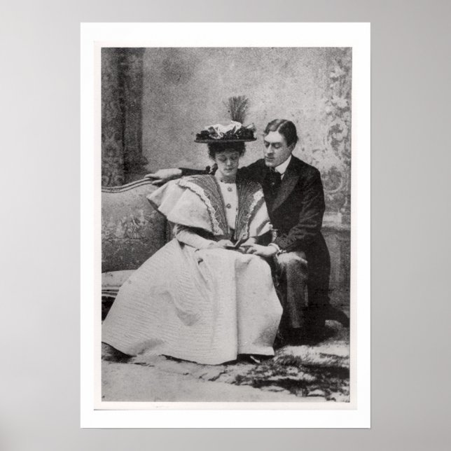 Affiches Scene from the performance of The Importance of Be (Devant)