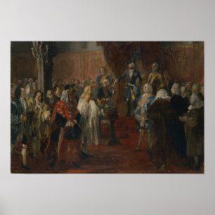 Affiches Scène silésienne d'hommage, 1855