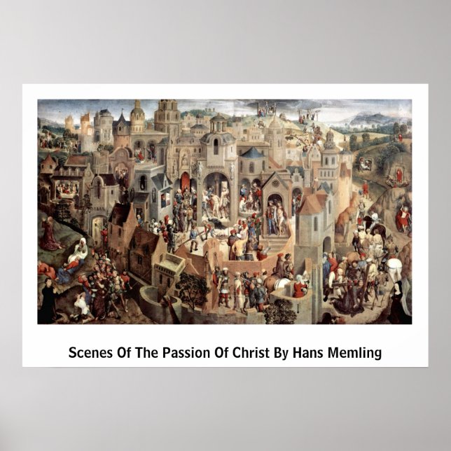 Affiches Scènes De La Passion Du Christ Par Hans Memling (Devant)
