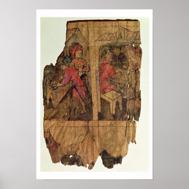 Affiches Scènes d'opérations bancaires, page d'un manuel, (Devant)