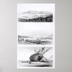 Affiches Scènes du "Beagle" en réparation