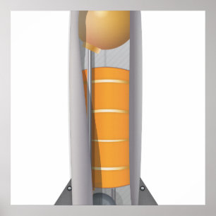 Affiches Schéma des fusées