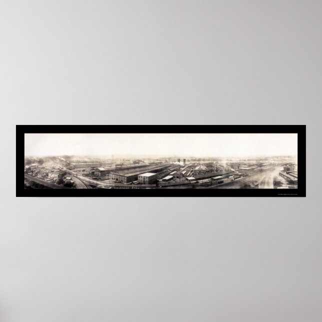 Affiches Schenectady General Electric Photo 1907 (Devant)