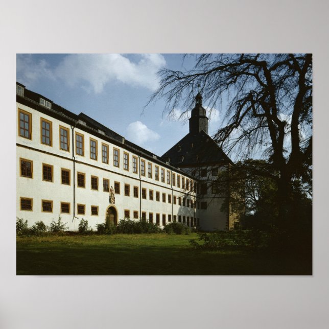 Affiches Schloss Friedenstein, Gotha, construit en 1643-54 (Devant)