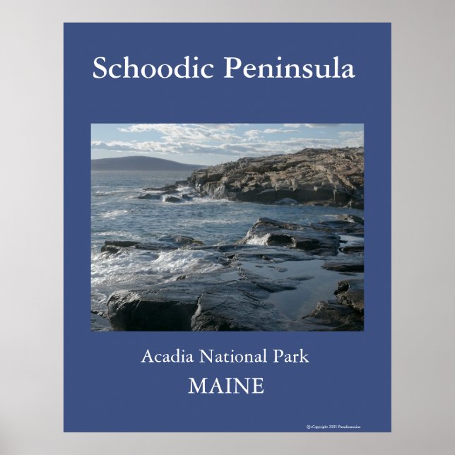 Affiches Schoodic Peninsula (Devant)